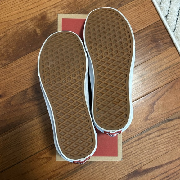 Vans Old Skool Black and White Suede Sneakers - Picture 6 of 7